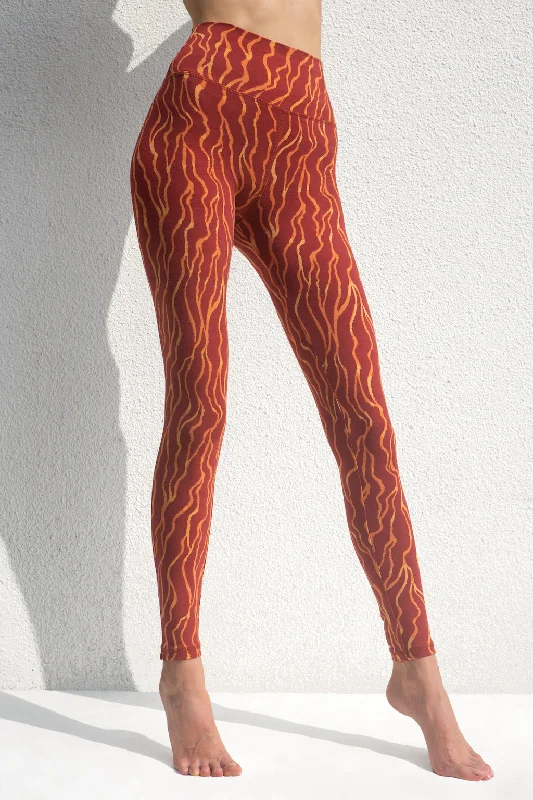 Lionfish Leggings - Red