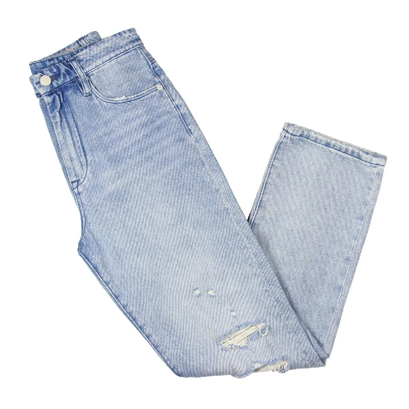 [BLANKNYC] Womens Howard High Rise Distressed Flare Jeans