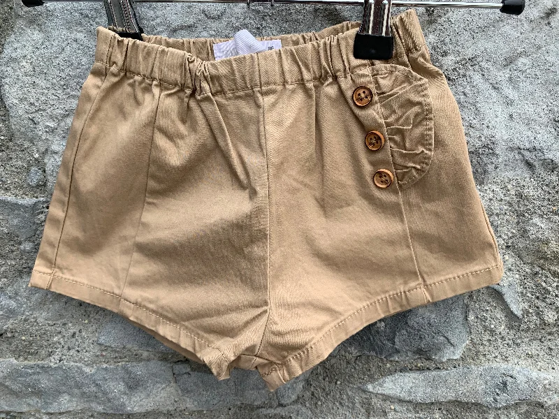 Beige shorts   12-18m (80-86cm)