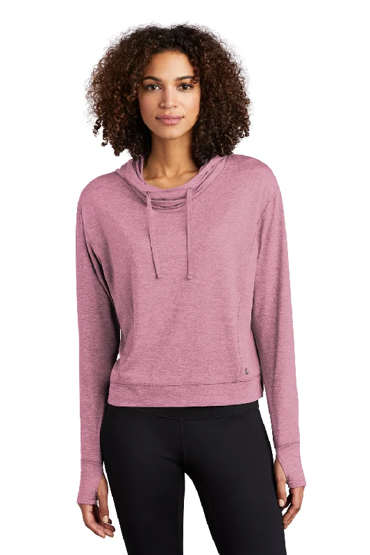 Ogio Womens Endurance Force Moisture Wicking Hooded Sweatshirt Hoodie - Heather Lilac Pink