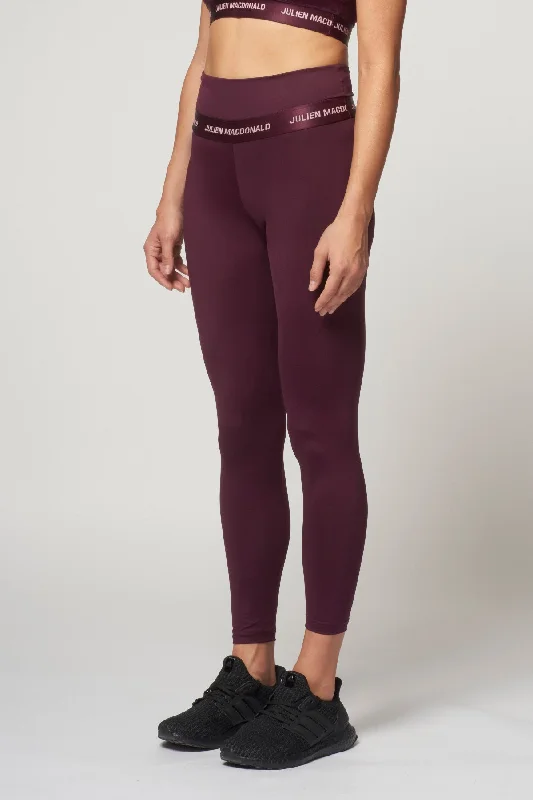 St Tropez Leggings Burgundy