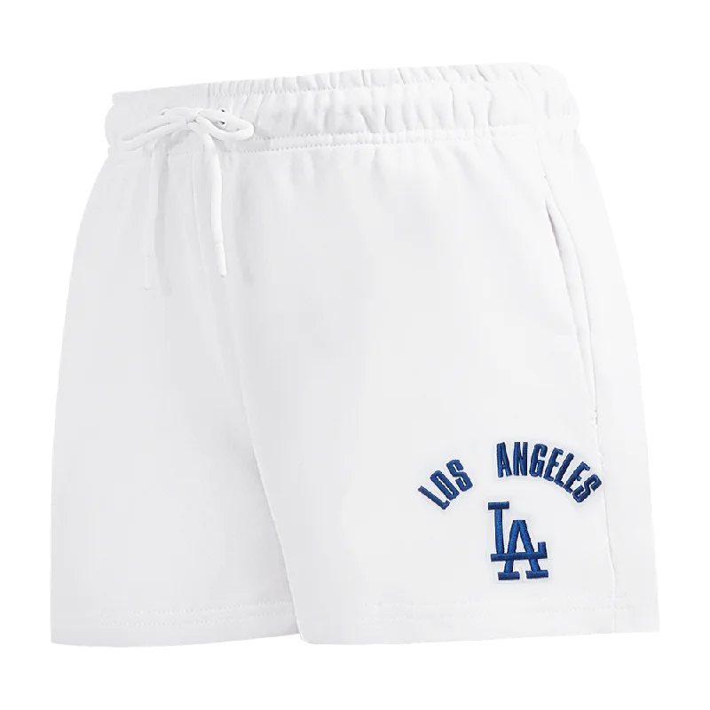 MLB LOS ANGELES DODGERS CLASSIC WOMEN'S FLC SHORT (WHITE)