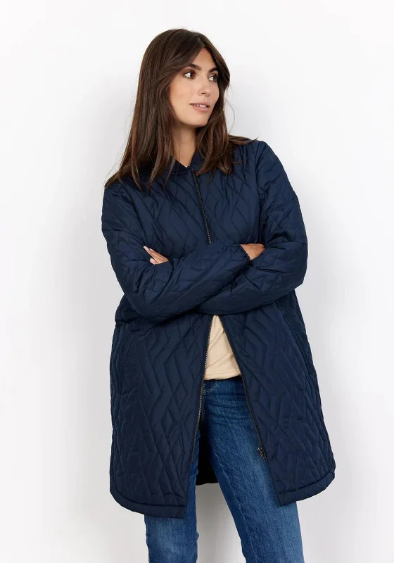 Soyaconcept Fenya Quilted Jacket, Navy