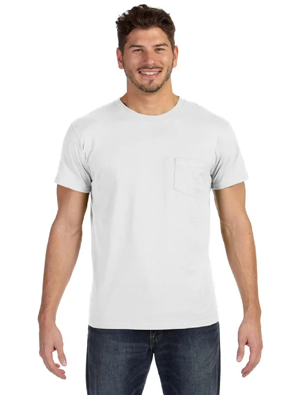 Hanes 100% Ringspun Cotton Nano Pocket T-Shirt