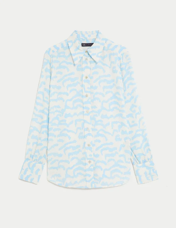 Printed Collared Shirt