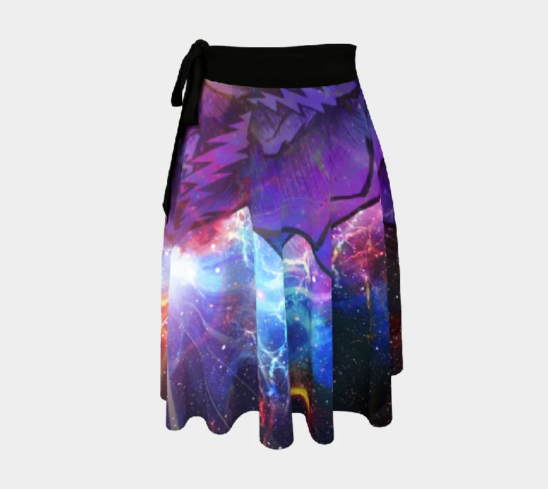 ICE PETALS WRAP SKIRT