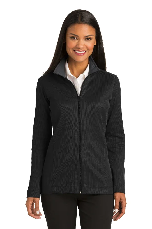 Port Authority Womens Full Zip Jacket - Black