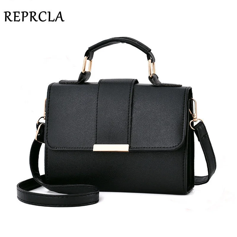 REPRCLA 2020 Summer Fashion Women Bag PU Leather Handbags Small Shoulder Bag Flap Crossbody Bags For Women Bag Watch