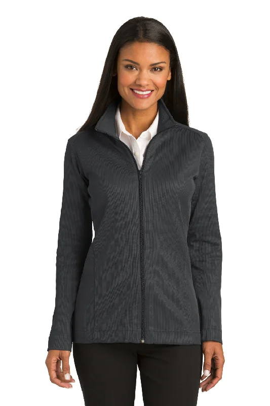 Port Authority Womens Full Zip Jacket - Iron Grey