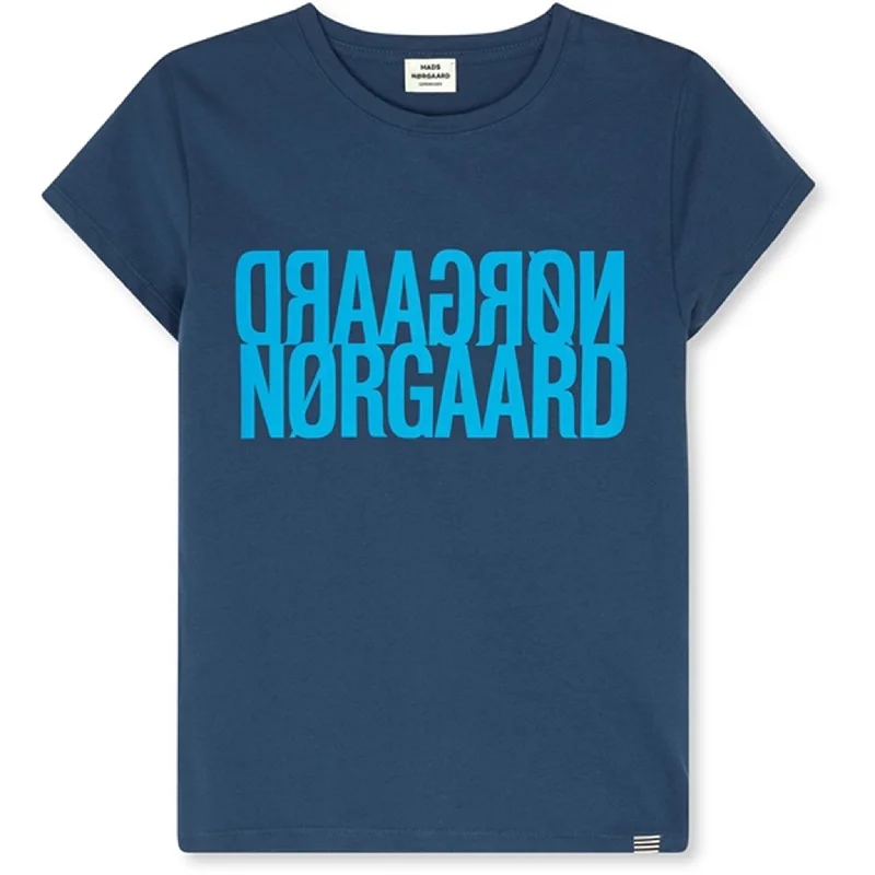 Mads Nørgaard Single Organic Tuvina T-Shirt Sargasso Sea