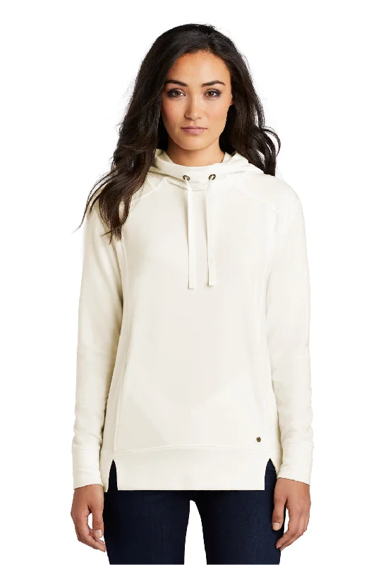 Ogio Womens Luuma Fleece Hooded Sweatshirt Hoodie - Ivory