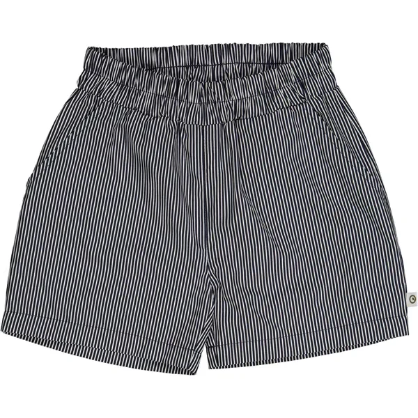 Müsli Balsam Cream/Night Blue Poplin Strip Pocket Shorts