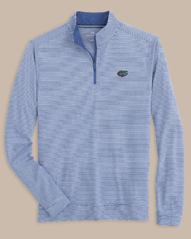 Florida Gators Cruiser Micro-Stripe Heather Quarter Zip