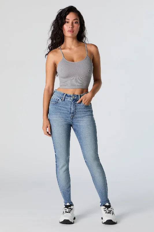 Vintage Medium Wash High Rise Skinny Jean