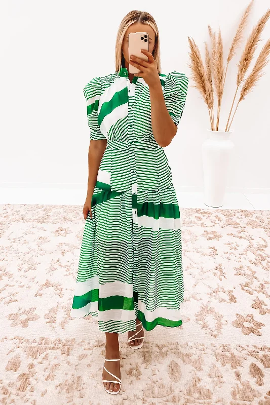 Sasha Midi Dress Green