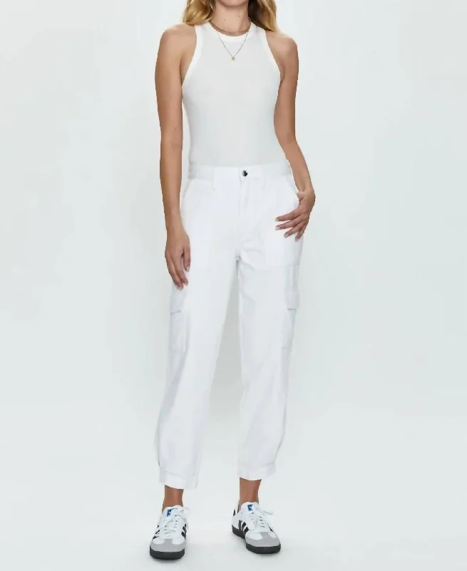 Cargo Pant In White