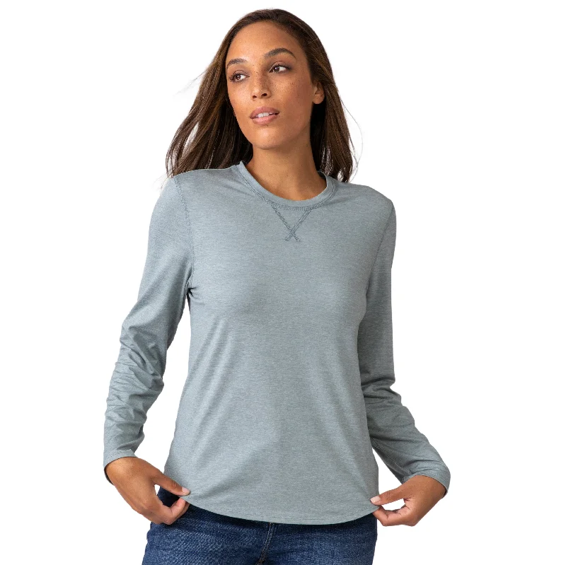 Free Country Women's Cloud Knit All Day Crew Neck Top