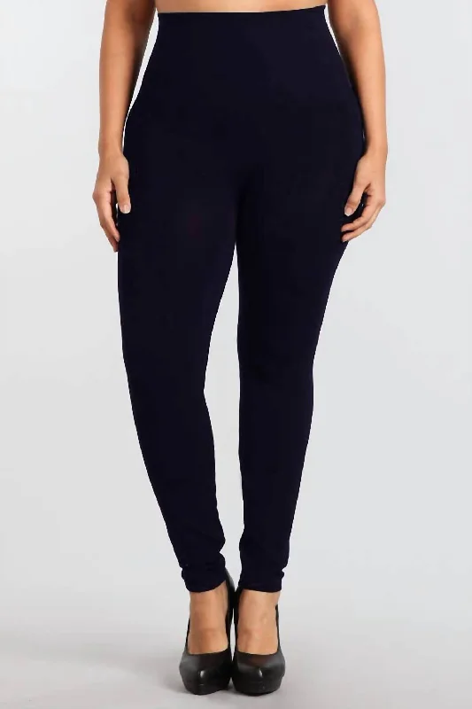 Tummy Tuck Legging - Plus In Ink