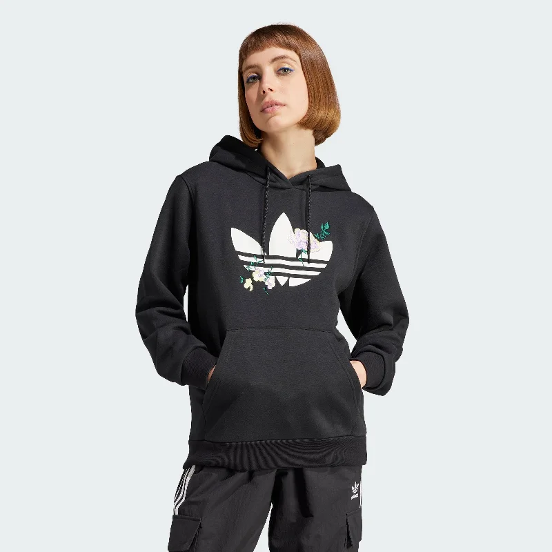 Women's adidas Flower Embroidery Hoodie